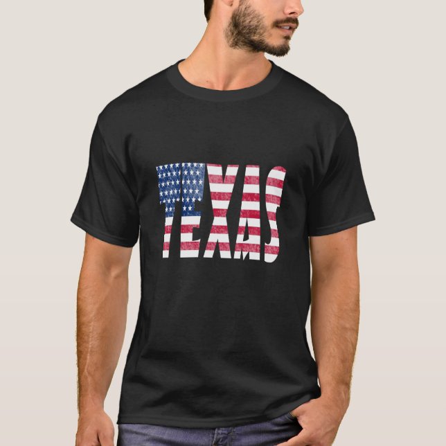 T-shirt État du Texas  (Devant)