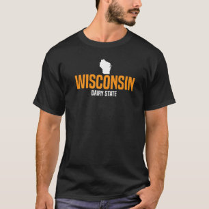 T-shirt État laitier du Wisconsin
