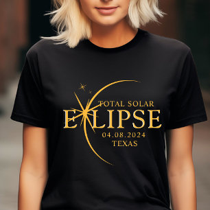 T-shirt État personnalisé moderne 2024 Texas Total Solar E