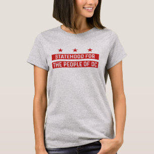 T-shirt Etat pour la population de Washington dc