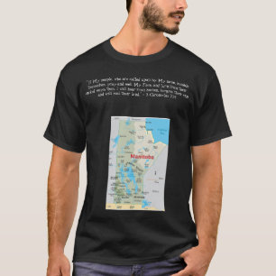 T-shirt États, provinces et territoires - Manitoba