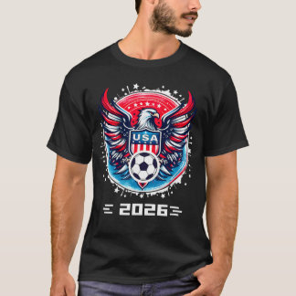 T-shirt États-Unis 2026 Allez États-Unis Sport Joueur USAe