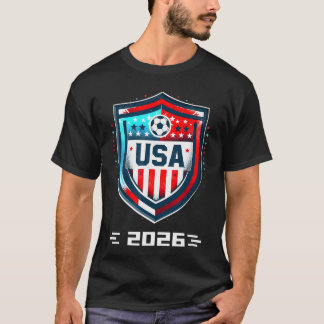 T-shirt États-Unis 2026 Allez États-Unis Sport Joueur USAe