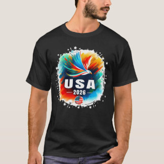 T-shirt États-Unis 2026 Allez États-Unis Sport USAeam 2026