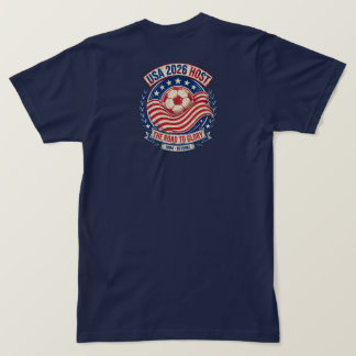 T-shirt États-Unis 2026 Hôte Nom personnalisé Numéro Maill