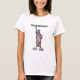 T-shirt États-Unis 250e anniversaire Statue de la Liberté