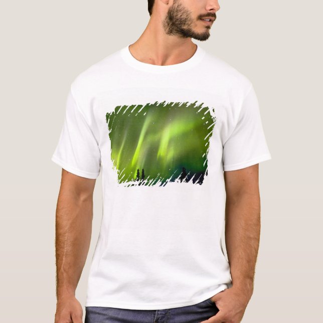 T-shirt États-Unis, Alaska, Chena Hot Springs.Aurora 3 (Devant)