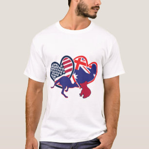T-shirt États-Unis-Australie-Amour-avec-les-animaux