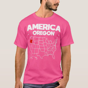 T-shirt États-Unis cadeau Oregon State