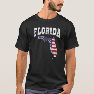 T-shirt Etats-Unis Citoyen Fière Amérique Drapeau Plan de