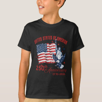 T-shirt États-Unis d'Amérique 250e anniversaire 1776-20