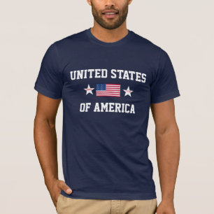 T-shirt États-Unis d'Amérique depuis 1776 Chemise