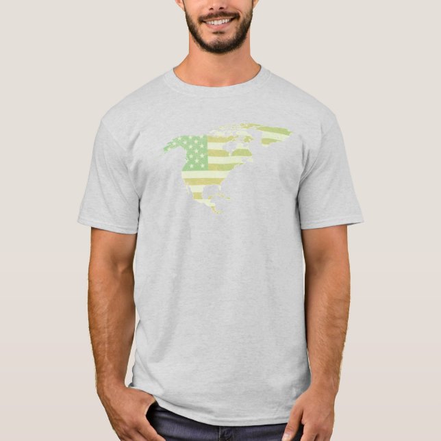 T-shirt États-Unis d'Amérique du Nord (Devant)