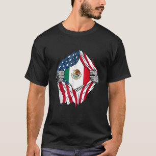 T-shirt États-Unis États-Unis Cultivent les racines mexica