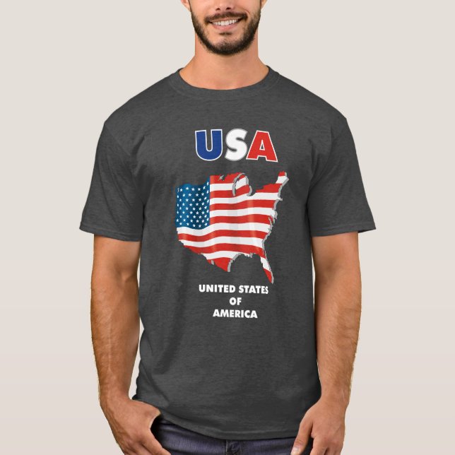 T-shirt États-Unis - États-Unis d'Amérique (Devant)