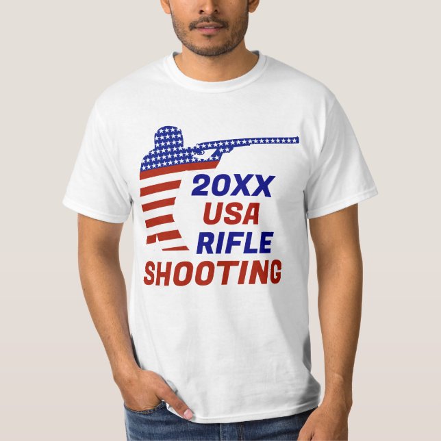 T-shirt Etats-Unis Fusillade patriotique (Devant)
