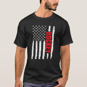 T-shirt États-Unis Hockey sur glace États-Unis Pratique Dr