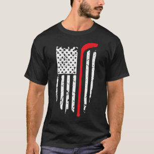 T-shirt États-Unis Hockey sur glace États-Unis Pratique Dr