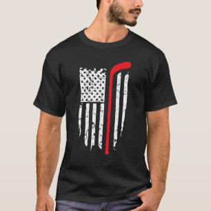 T-shirt États-Unis Hockey sur glace États-Unis Pratique Dr