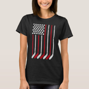 T-shirt États-Unis Hockey sur glace États-Unis Pratique Dr