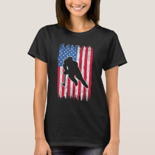 T-shirt États-Unis Hockey sur glace États-Unis Pratique Dr