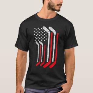 T-shirt États-Unis Hockey sur glace États-Unis Pratique Dr