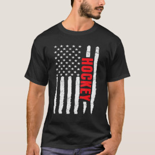 T-shirt États-Unis Hockey sur glace États-Unis Pratique Dr