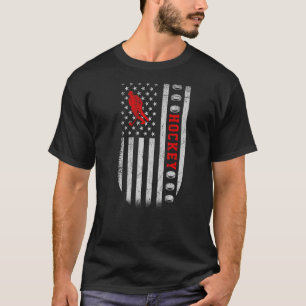 T-shirt États-Unis Hockey sur glace États-Unis Pratique Dr