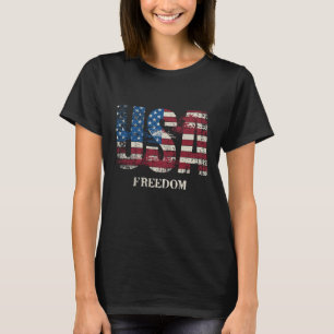 T-SHIRT ÉTATS-UNIS - LIBERTÉ ROUGE, BLANC ET BLEU PATRIOT