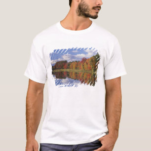T-shirt États-Unis, Massachusetts, Acton. Reflet de l'auto