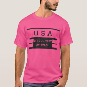 T-shirt États-Unis Mon Pays MON équipe