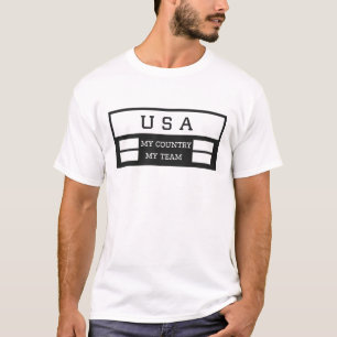 T-shirt États-Unis Mon Pays MON équipe