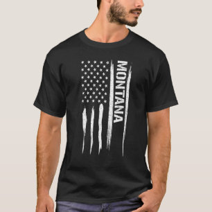 T-shirt États-Unis Montana - Drapeaux américains