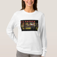 États-Unis, New York. Gray's Papaya : fenêtre
