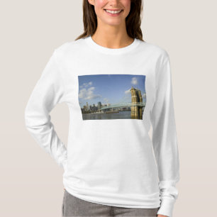 T-shirt États-Unis, Ohio, Cincinnati: Roebling Suspension 