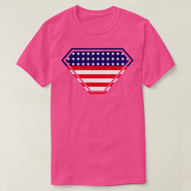 T-shirt États-Unis SuperEmpower Shield USA (Design devant)