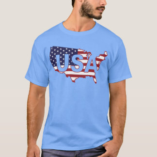 T-shirt États-Unis T Chemise Femmes Hommes Enfants Drapeau