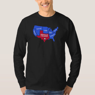 T-shirt États-Unis Texas Design pour les Texans fiers