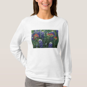T-shirt États-Unis, Texas Hill Country. Bluebonnets et