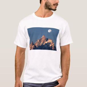 T-shirt États-Unis, Wyoming, Grand Teton NP. Une pleine lu