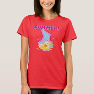 T-shirt Été blond de fille
