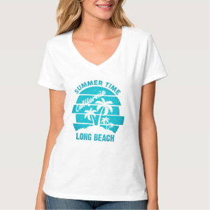 T-shirt Été Californie Long Beach
