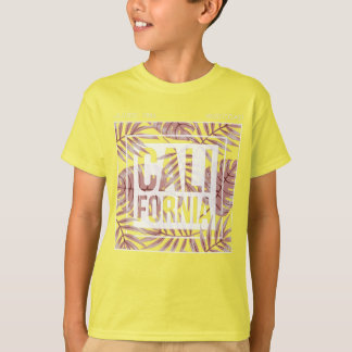 T-shirt Été californien pour toujours - Feuilles tropicale