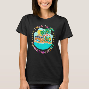 T-shirt Été C'Est Mon Coucher De Soleil Hawaïen Aloha Hawa
