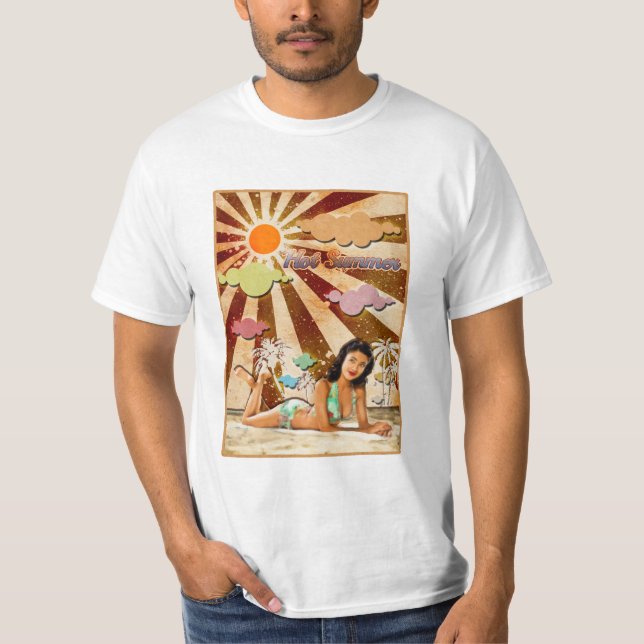 T-shirt Été chaud (Devant)