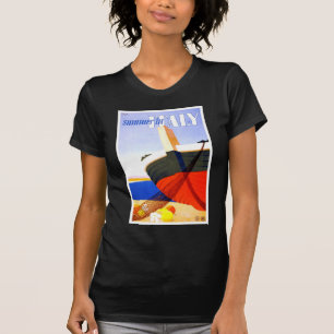 T-shirt Été en Italie Vintage voyage