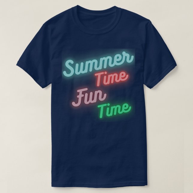 T-shirt Été Fun Time Fun Summer Beach Sand Surf De (Design devant)