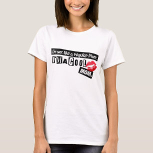 T-shirt Été Graphique Drôle Moyenne Filles Cool Maman