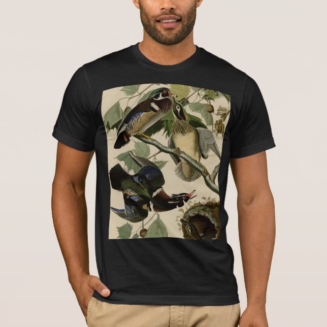 T-shirt Été ou canard en bois (Devant)