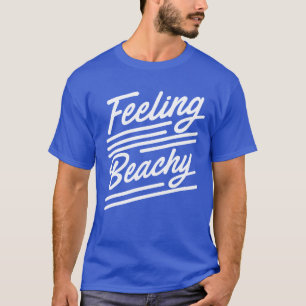 T-shirt Été pour la plage se sentant